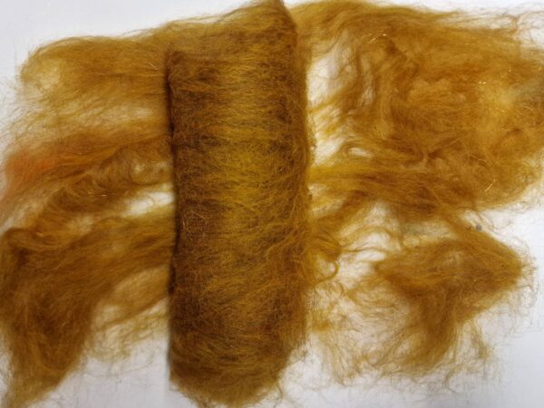 Fox Corriedale Batt / Nature / 50g / Needle Fibre Felting Fiber / Wet Felting