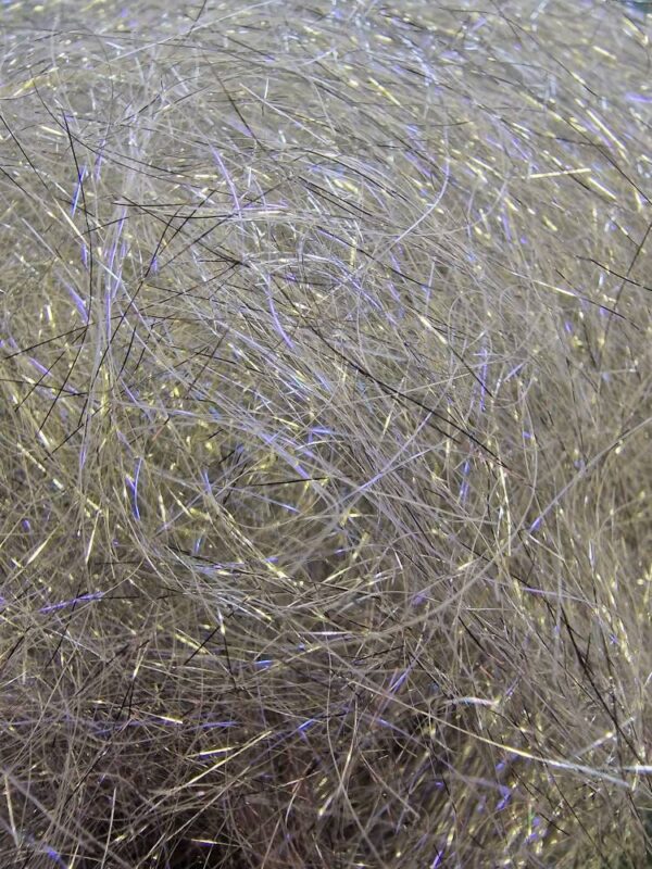 Angelina Fibre / Silver Sparkle / 10g / Non Heat Bondable Angelina / Spinning / Felting / Crafts